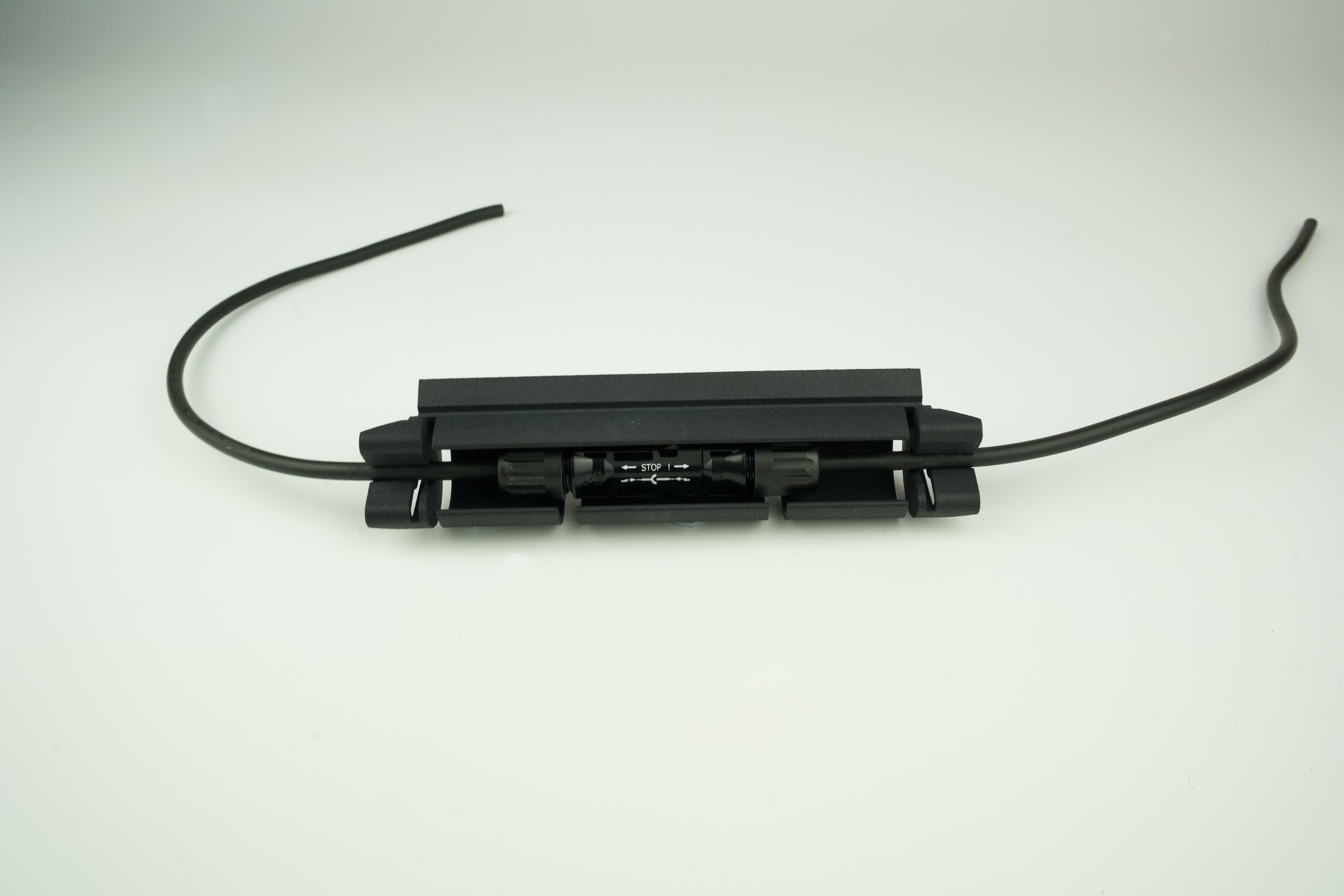 Closeup of strain relief